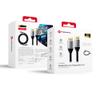 Kabel Display Port do Display Port 2.1 Forcell 16K 60Hz/8K 120Hz/4K 240Hz - High Speed, HDR, Ethernet, G-SYNC/FreeSync, 80Gbps, 2 m czarny