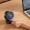 Wentylator / wiatrak biurkowy zasilany z USB A LLD-F87U szary