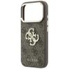 GUESS futerał do IPHONE 18 Pro/17 Pro (4G & Big Strass Logo) brązowy