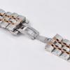 Pasek do zegarka 22 mm Titmo Strap S4 stalowa bransoleta srebrno-różowy