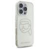 KARL LAGERFELD futerał do IPHONE 16 Pro KLHCP16LHKHDCELT (IML Rhinestones K Head) transparent