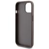 GUESS futerał do IPHONE 15 GUHCP15SG4GFBR (4G Metal Logo) brązowy