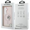 KARL LAGERFELD futerał do SAMSUNG S26 KLHMS26S6HCPSCP (Magnetic IML Peekaboo Choupette) różowy