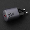 Ładowarka sieciowa do telefonu Forcell F-Energy GaN USB C + USB A QC4.0 PD 3A 33W VT-31 szara