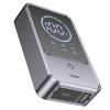 Powerbank 10000 mAh 2,4A 18W z funkcją rozruchu samochodu Hoco QS7 metaliczny szary