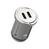 Ładowarka samochodowa Forcell F-Energy Mini 2 x USB C QC3.0 PD 3A 30W srebrna