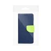 Kabura FANCY Book do  SAMSUNG A32 5G granatowo limonkowy
