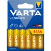 VARTA bateria alkaliczna R6 (AA) Longlife 6 szt