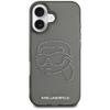 KARL LAGERFELD futerał do IPHONE 16 KLHCP16SHKHDCELK (IML Rhinestones S K Head) czarny