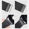 DUX DUCIS pasek MILANESE magnetyczny ze stali nierdzewnej 22 mm srebrny