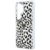 GUESS futerał do SAMSUNG S26 Ultra GUHMS26LHLEGTGLK (Magnetic IML Leopard Print Triangle) czarny