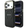 GUESS futerał do IPHONE 18 Pro/17 Pro kompatybilny z MagSafe (Saffiano Peony Ring) czarny