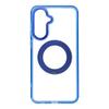 Etui na Samsung A36 Frame Circle Stand zgodne z MagSafe granatowe