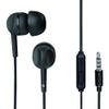 THOMSON słuchawki przewodowe Jack 3,5 mm z mikrofonem EAR3005BK czarne