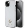 GUESS futerał do IPHONE 13 / 14 / 15 GUHCP15SPS4DGPS (Strass Metal Logo) srebrny