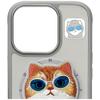 NIMMY futerał GLASSES COOL CAT kompatybilny z MagSafe do IPHONE 16 Pro szary