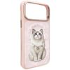 NIMMY futerał LUCKY FASHION CAT kompatybilny z MagSafe do IPHONE 18 Pro/17 Pro różowy