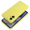 Futerał do Motorola G55 5G Silicone 2mm żółty