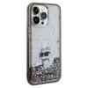 KARL LAGERFELD futerał do IPHONE 13 Pro KLHCP13LLKCNSK (Liquid Glitter C) transparentny