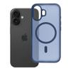 Futerał do iPhone 16 Flexline Mag Cover zgodny z MagSafe granatowy