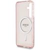 GUESS futerał do SAMSUNG S25 GUHMS25SHFGEREP (Magnetic IML Glitter Circle) różowy