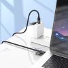 Kabel 4w1 USB A/C do USB C/Lightning Hoco 240W 1,2 m U151 czarny