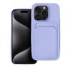 Futerał do iPhone 15 PRO Card Case fioletowy