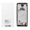 REWA wyświetlacz LCD do SAMSUNG A72 4G OLED czarny z ramka