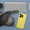 Futerał do iPhone 15 Silicone 2mm zgodny z MagSafe żółty