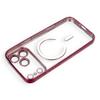 Etui na iPhone 18 Pro / 17 Pro Electro Mag Cover zgodne z MagSafe burgundowy
