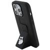 KARL LAGERFELD futerał do IPHONE 14 Pro Max KLHCP14XGSACHPK (Gripstand Saffiano choupette PIN) czarny