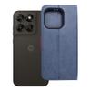 Etui z klapką na Motorola G67 / G77 Split Book granatowo-czerwone