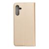Etui z klapką na Samsung A13 5G / A04S Smart Case Book złote