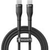 Kabel USB C do USB C VEGER PD 5A 240W 1,5 m CC03 czarny