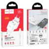Ładowarka sieciowa do telefonu Hoco USB A 2A 10W + kabel USB A do USB C N2 biała