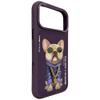 NIMMY futerał GLASSES COOL DOG do IPHONE 18 Pro/17 Pro fioletowy