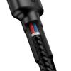 Kabel USB C do USB C Baseus 3A 1 m  CATKLF-G91 czerwono-czarny