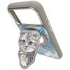 NIMMY zawieszka magnetyczna DENIM FASHION BRITISH SHORTHAIR CAT szara