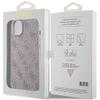 GUESS futerał do IPHONE 14 kompatybilny z MagSafe GUHMP14SG4GFRP (4G Ring classic logo) różowy