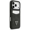 GUESS futerał do IPHONE 17 Pro GUHCP17LP4TPK (4G Double Card Triangle) czarny