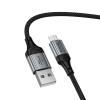 Kabel USB A do Micro USB Hoco 2,4A 1,5 m X121 czarny