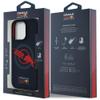 RED BULL futerał do IPHONE 16 Pro kompatybilny z MagSafe RBHMP16L24SIOLVR (Silicone ORBR20 Logo Red Lining) navy