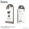 Adapter OTG USB A do USB C Hoco UA6 czarny