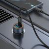 Ładowarka samochodowa Hoco USB A + USB C QC3.0 PD 3A 30W Z57A szara