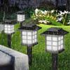 Lampa solarna ogrodowa LED wbijana RC-K-1284 (2 szt w zestawie) czarna