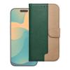 Etui z klapką na iPhone 17 PRO MAX Split Book zielono-złote