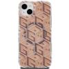 GUESS futerał do IPHONE 15 kompatybilny z MagSafe GUHMP15SHGCUSTGW (IML GCUBE) brązowy