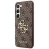 GUESS futerał do SAMSUNG S24 GUHCS24S4GMGBR (Leather 4G Metal Logo) brązowy