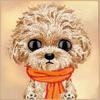 NIMMY futerał BIG EYED TEDDY POODLE do IPHONE 18 Pro/17 Pro brązowy