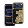Etui na iPhone 18 Pro / 17 Pro Teddy Bear złote